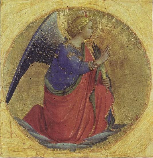 Fra Angelico Angel of the Annunciation from the Polittico Guidalotti Spain oil painting art